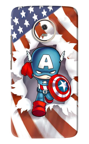 Captain America Motorola Moto G5 Back Skin Wrap