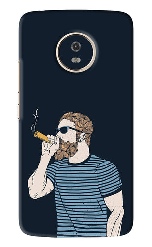 Smoking Motorola Moto G5 Back Skin Wrap