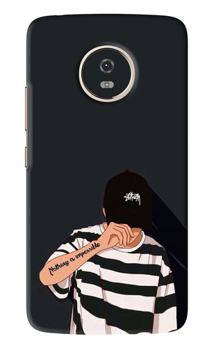 Aesthetic Boy Motorola Moto G5 Back Skin Wrap