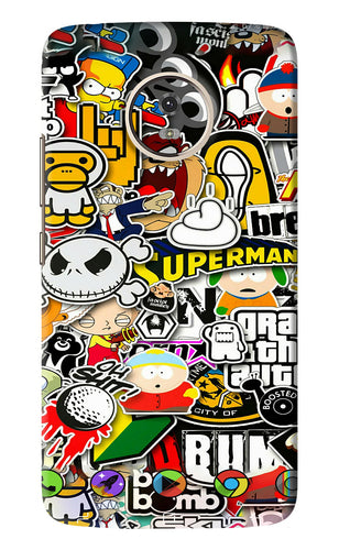 Sticker Bomb Motorola Moto G5 Back Skin Wrap