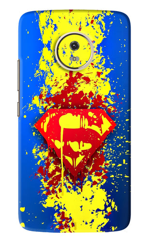 Superman logo Motorola Moto G5 Back Skin Wrap