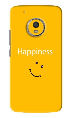 Happiness With Smiley Motorola Moto G5 Plus Back Skin Wrap