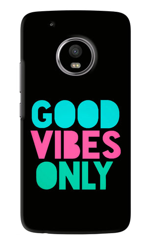 Quote Good Vibes Only Motorola Moto G5 Plus Back Skin Wrap