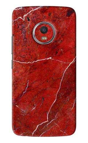 Red Marble Design Motorola Moto G5 Plus Back Skin Wrap