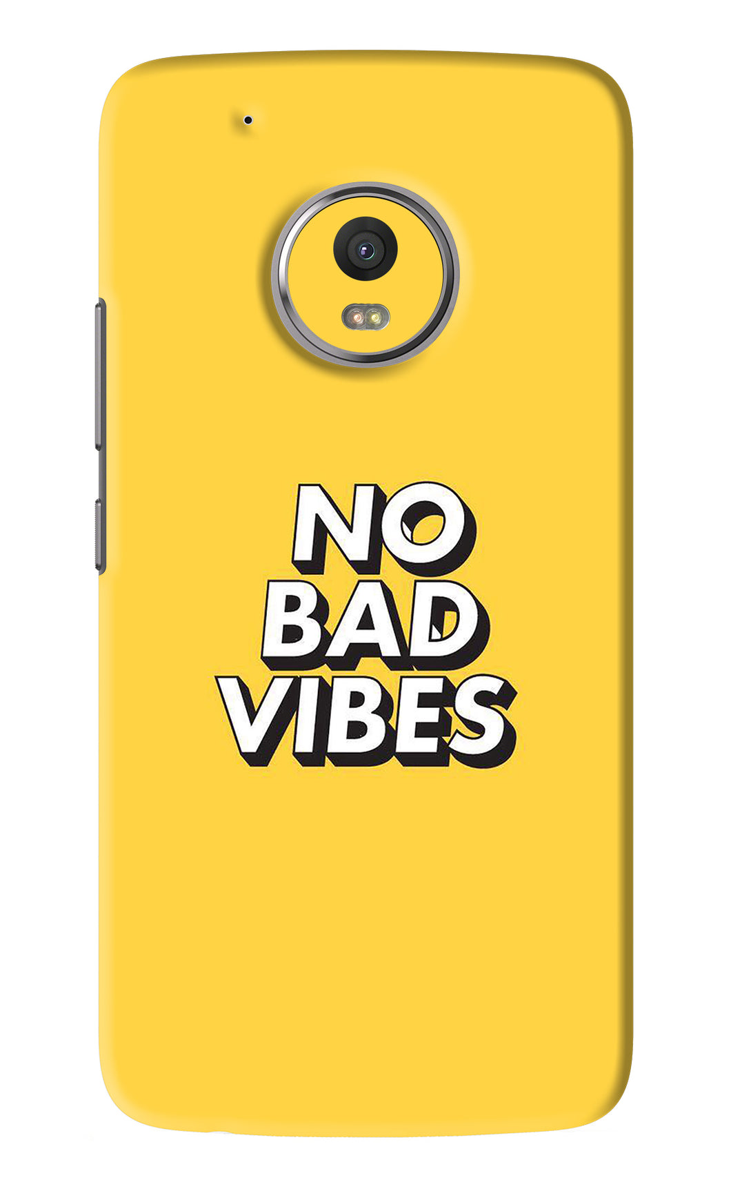 No Bad Vibes Motorola Moto G5 Plus Back Skin Wrap