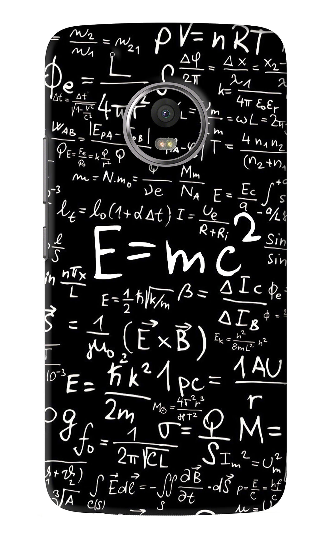 Physics Albert Einstein Formula Motorola Moto G5 Plus Back Skin Wrap