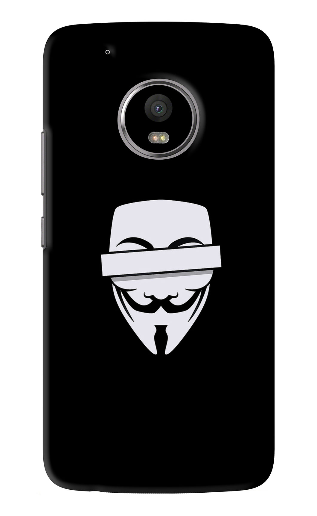 Anonymous Face Motorola Moto G5 Plus Back Skin Wrap