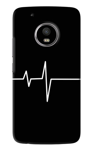 Heart Beats Motorola Moto G5 Plus Back Skin Wrap