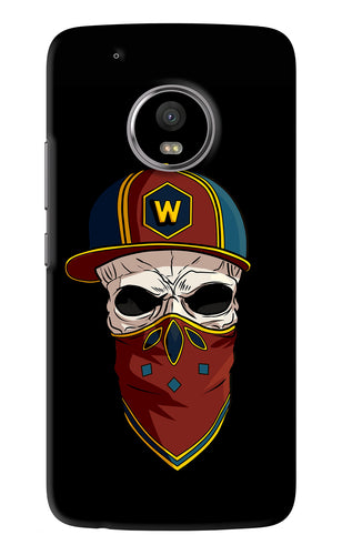 Skull Motorola Moto G5 Plus Back Skin Wrap
