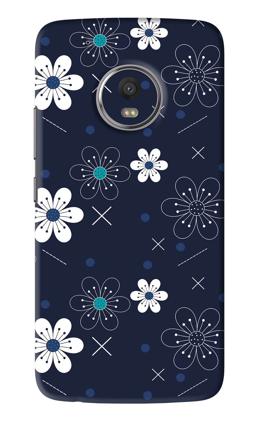 Flowers 4 Motorola Moto G5 Plus Back Skin Wrap