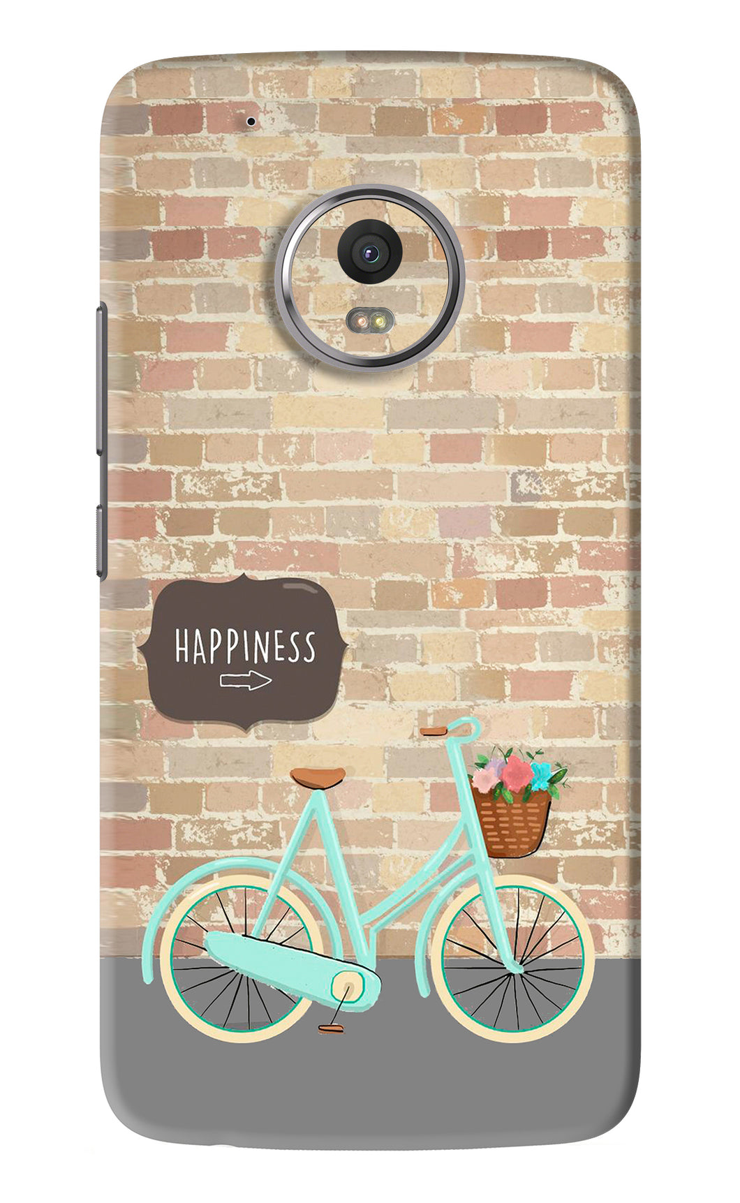 Happiness Artwork Motorola Moto G5 Plus Back Skin Wrap