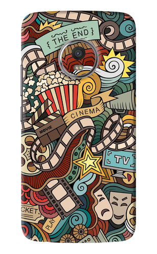 Cinema Abstract Motorola Moto G5 Plus Back Skin Wrap