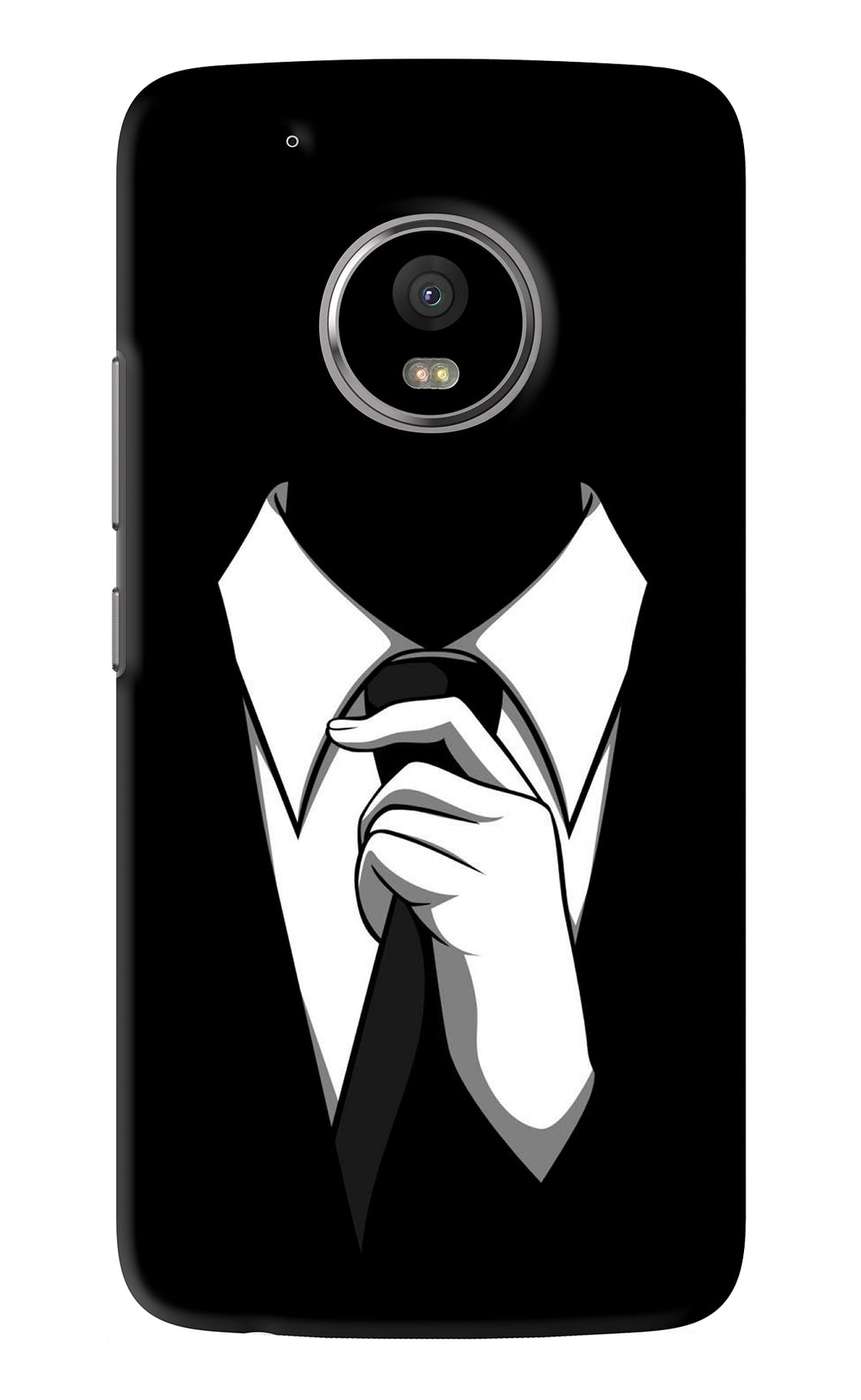 Black Tie Motorola Moto G5 Plus Back Skin Wrap