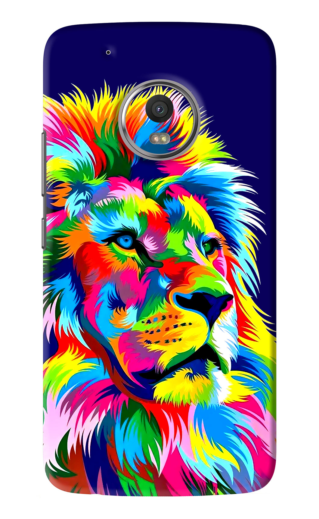Vector Art Lion Motorola Moto G5 Plus Back Skin Wrap