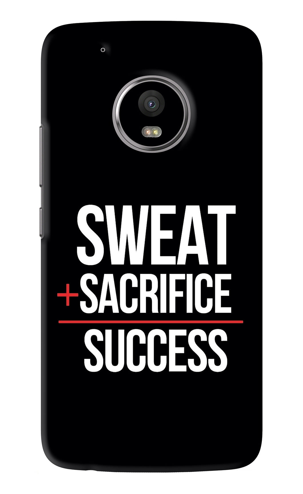 Sweat Sacrifice Success Motorola Moto G5 Plus Back Skin Wrap