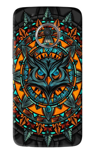 Angry Owl Art Motorola Moto G5 Plus Back Skin Wrap