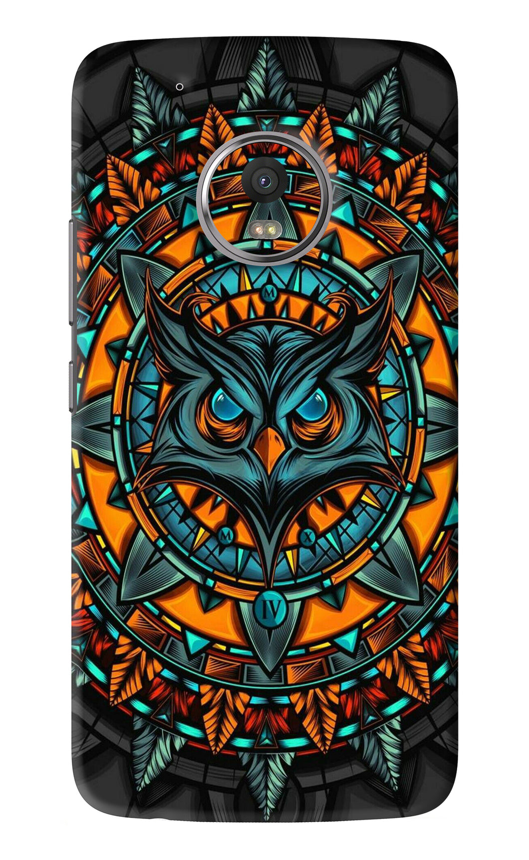 Angry Owl Art Motorola Moto G5 Plus Back Skin Wrap