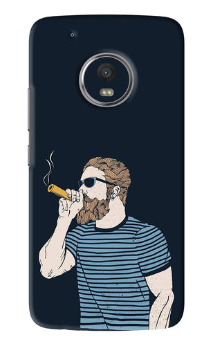 Smoking Motorola Moto G5 Plus Back Skin Wrap