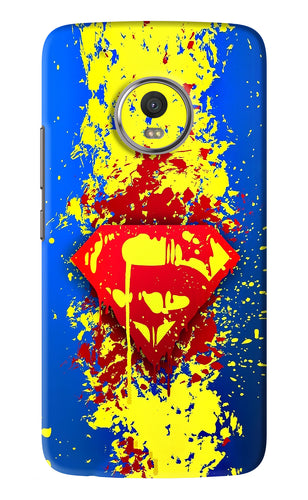 Superman logo Motorola Moto G5 Plus Back Skin Wrap
