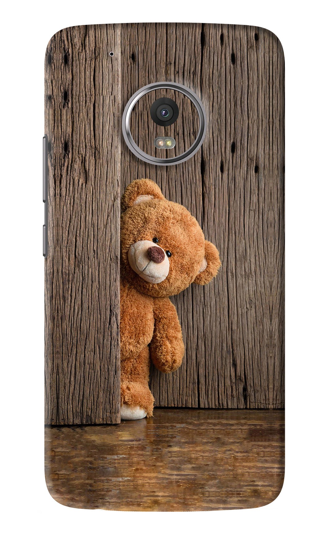 Teddy Wooden Motorola Moto G5 Plus Back Skin Wrap