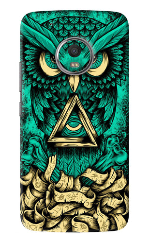 Green Owl Motorola Moto G5 Plus Back Skin Wrap