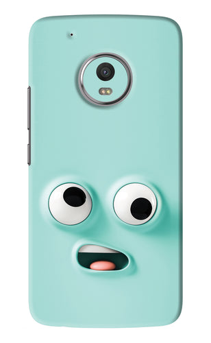 Silly Face Cartoon Motorola Moto G5 Plus Back Skin Wrap