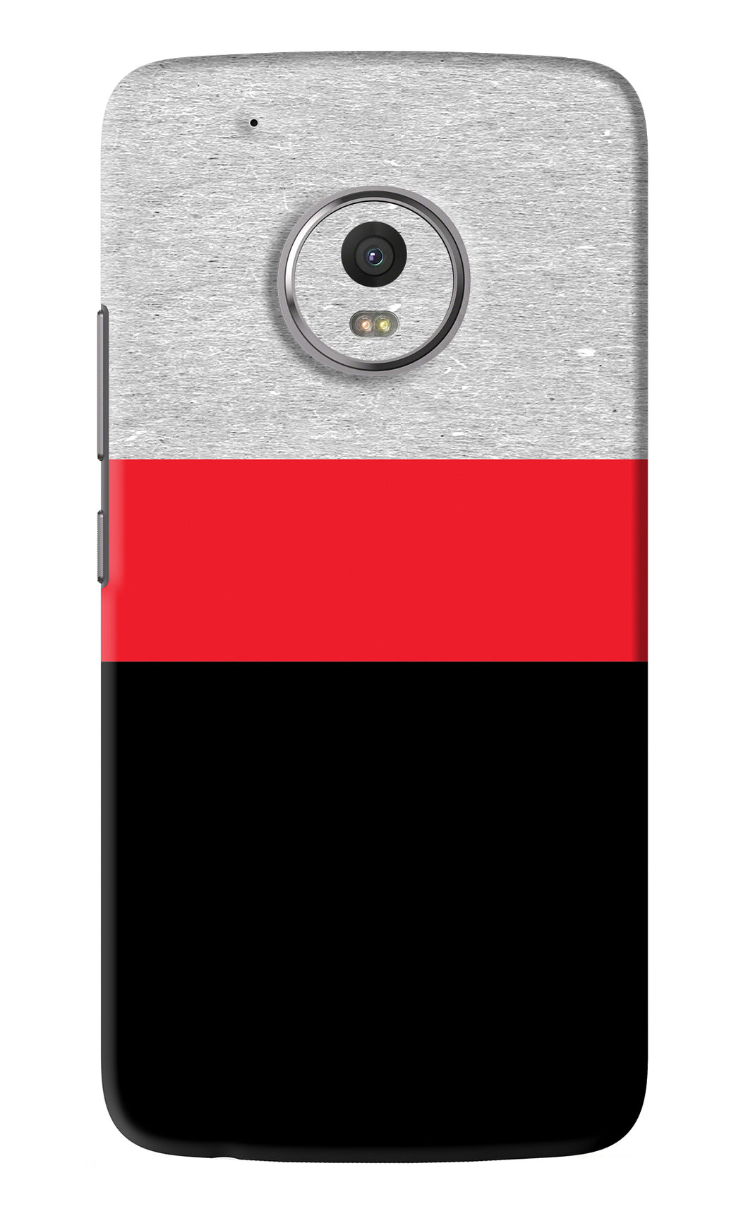 Tri Color Pattern Motorola Moto G5 Plus Back Skin Wrap