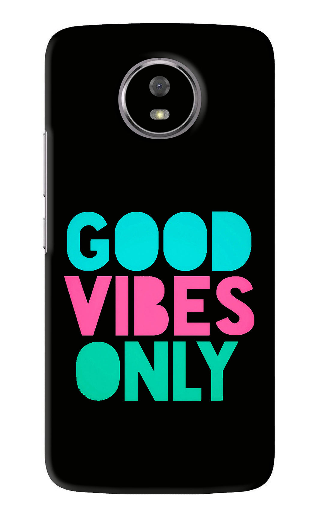 Quote Good Vibes Only Motorola Moto G5S Back Skin Wrap