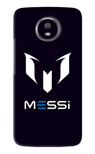 Messi Logo Motorola Moto G5S Back Skin Wrap