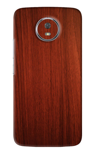 Wooden Plain Pattern Motorola Moto G5S Back Skin Wrap