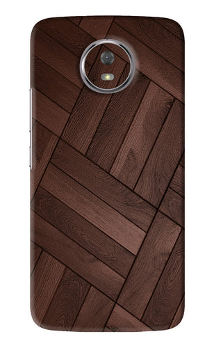 Wooden Texture Design Motorola Moto G5S Back Skin Wrap