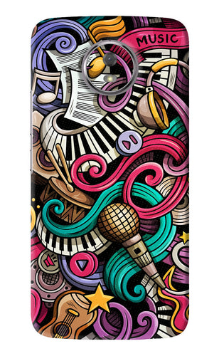 Music Abstract Motorola Moto G5S Back Skin Wrap