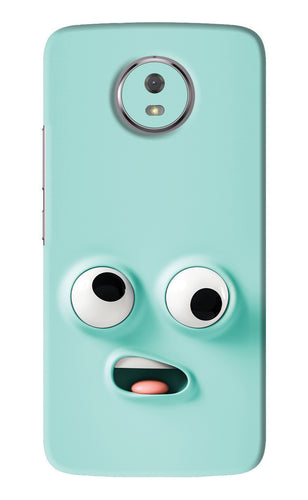 Silly Face Cartoon Motorola Moto G5S Back Skin Wrap