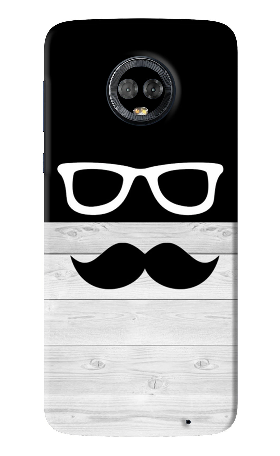 Mustache Motorola Moto G6 Back Skin Wrap