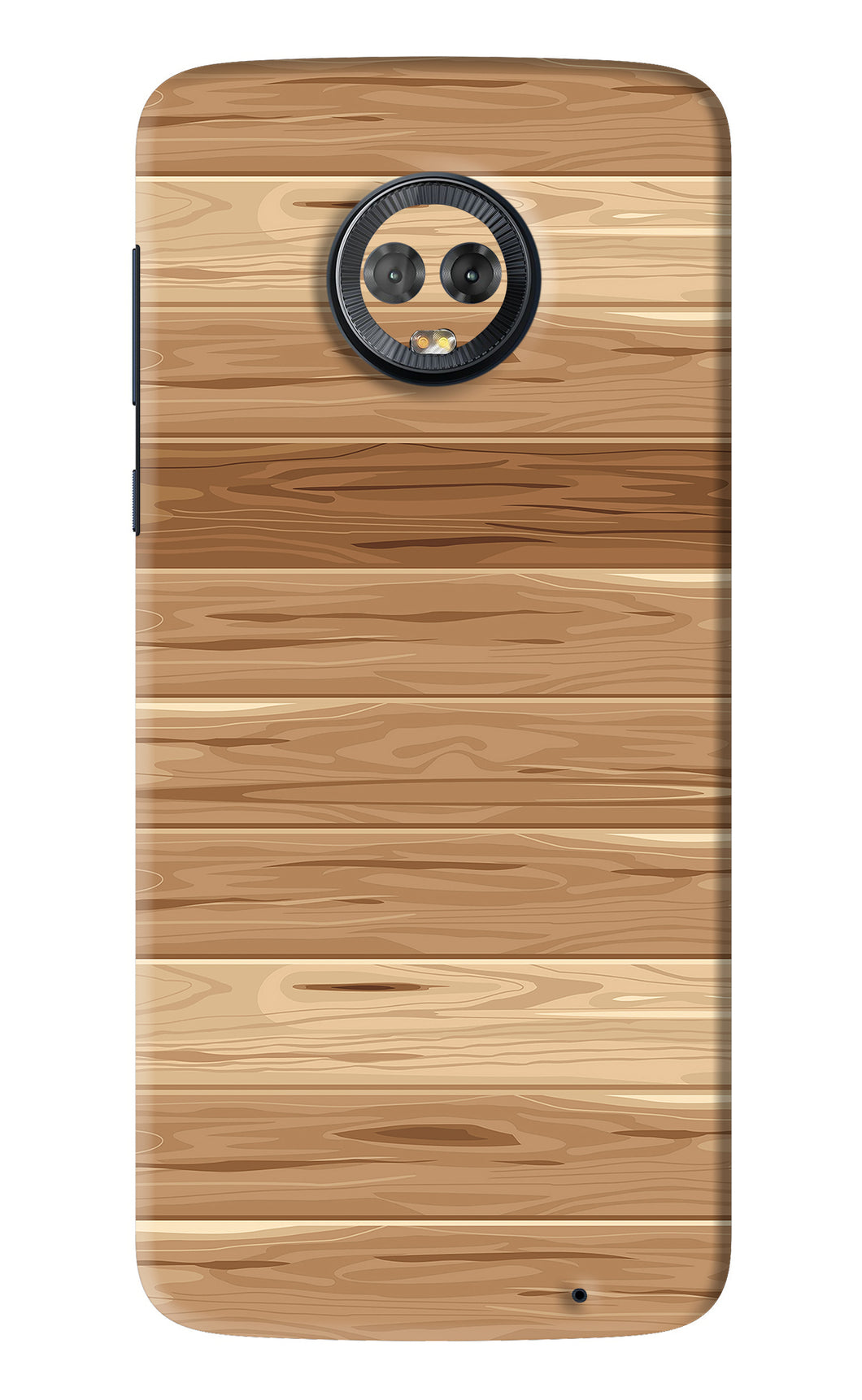 Wooden Vector Motorola Moto G6 Back Skin Wrap