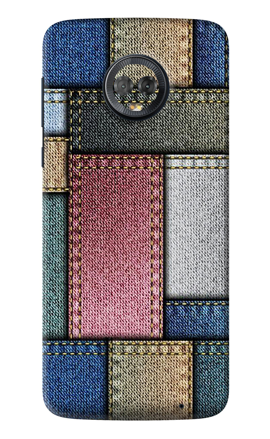 Multicolor Jeans Motorola Moto G6 Back Skin Wrap