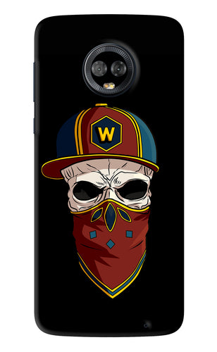 Skull Motorola Moto G6 Back Skin Wrap