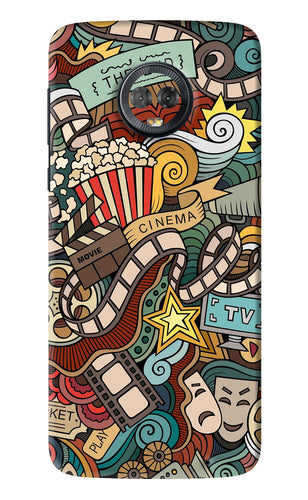 Cinema Abstract Motorola Moto G6 Back Skin Wrap