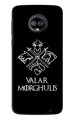 Valar Morghulis | Game Of Thrones Motorola Moto G6 Back Skin Wrap