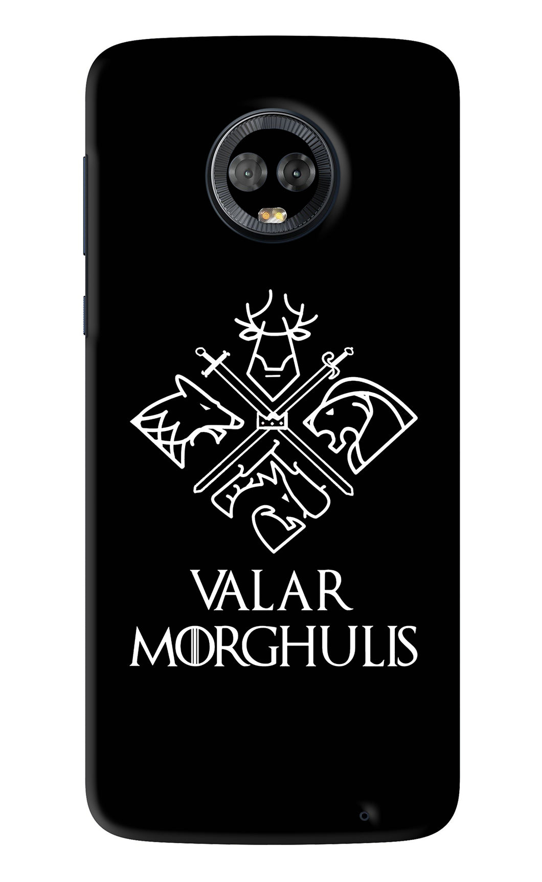 Valar Morghulis | Game Of Thrones Motorola Moto G6 Back Skin Wrap