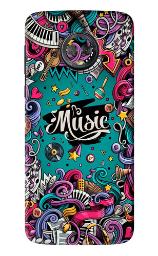 Music Graffiti Motorola Moto G6 Back Skin Wrap