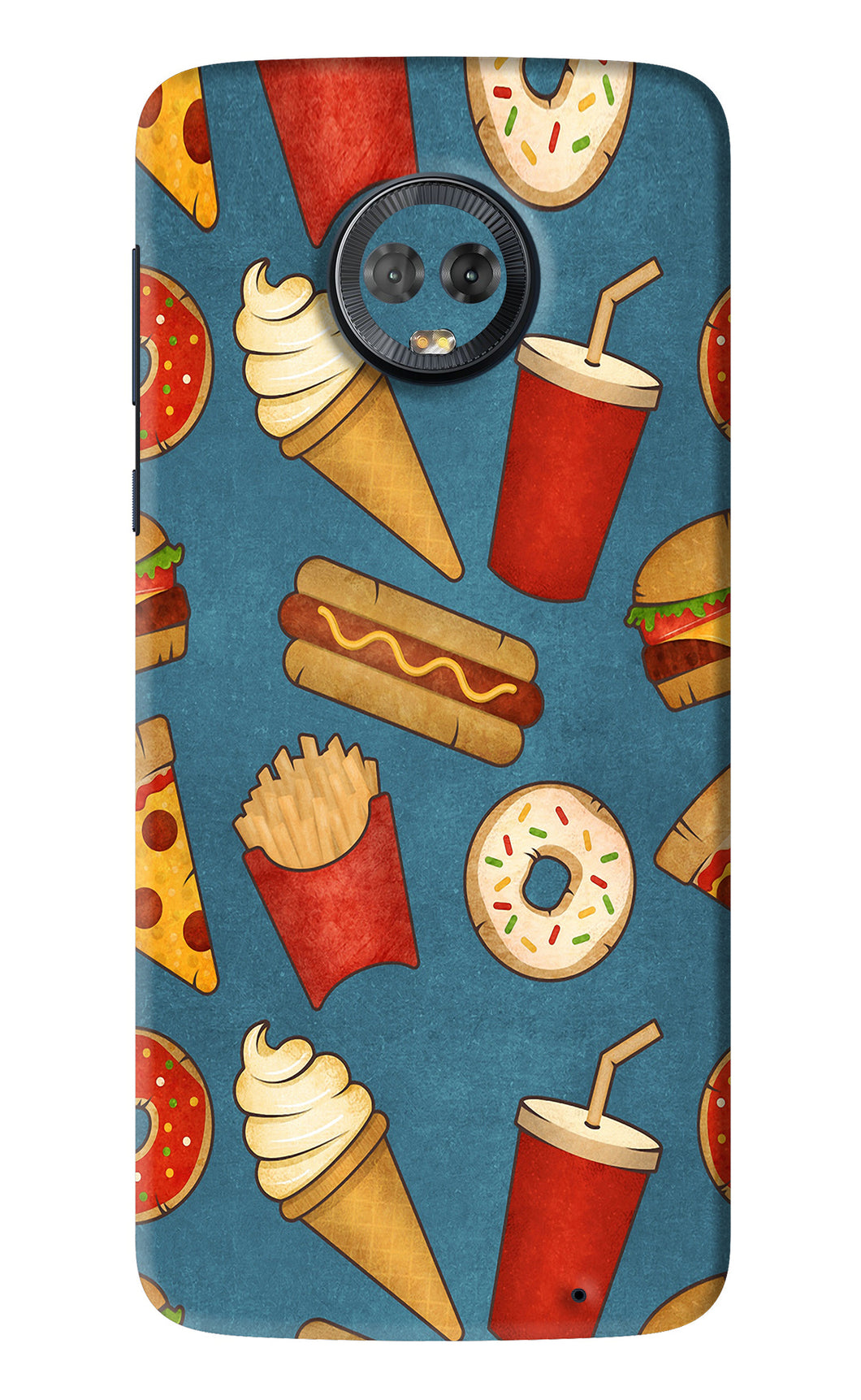 Foodie Motorola Moto G6 Back Skin Wrap