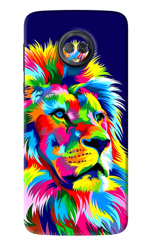 Vector Art Lion Motorola Moto G6 Back Skin Wrap
