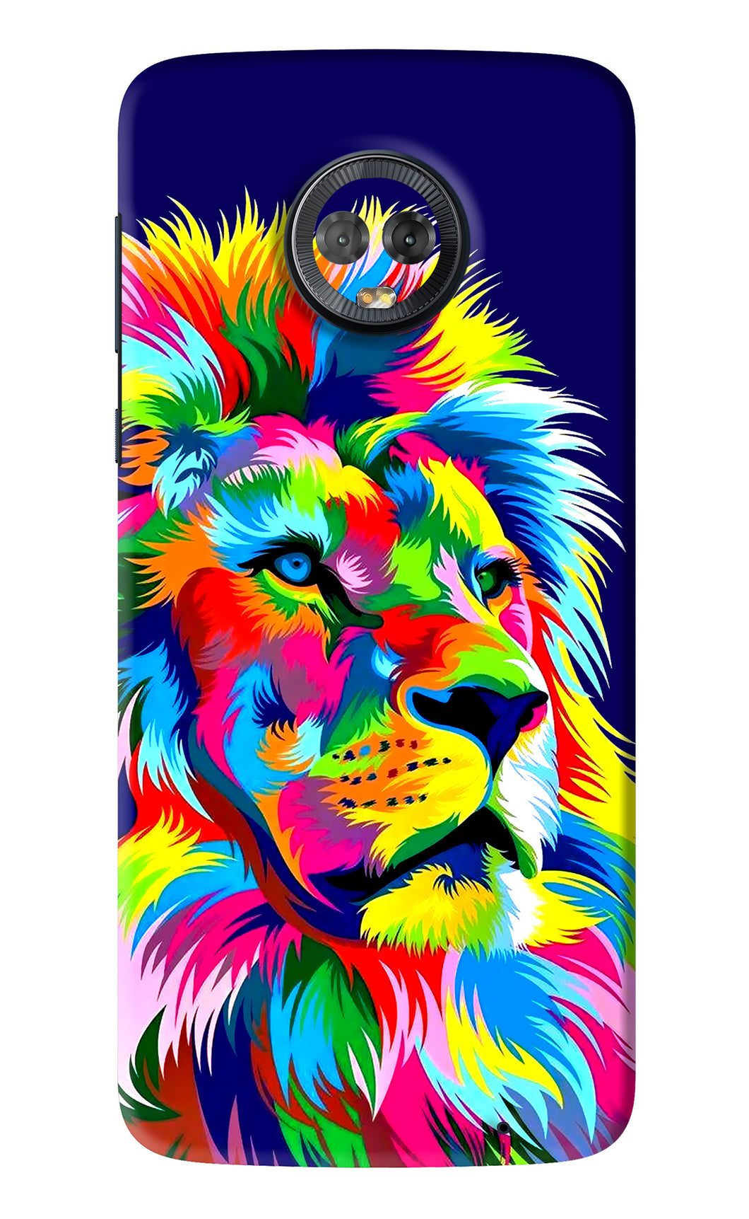 Vector Art Lion Motorola Moto G6 Back Skin Wrap