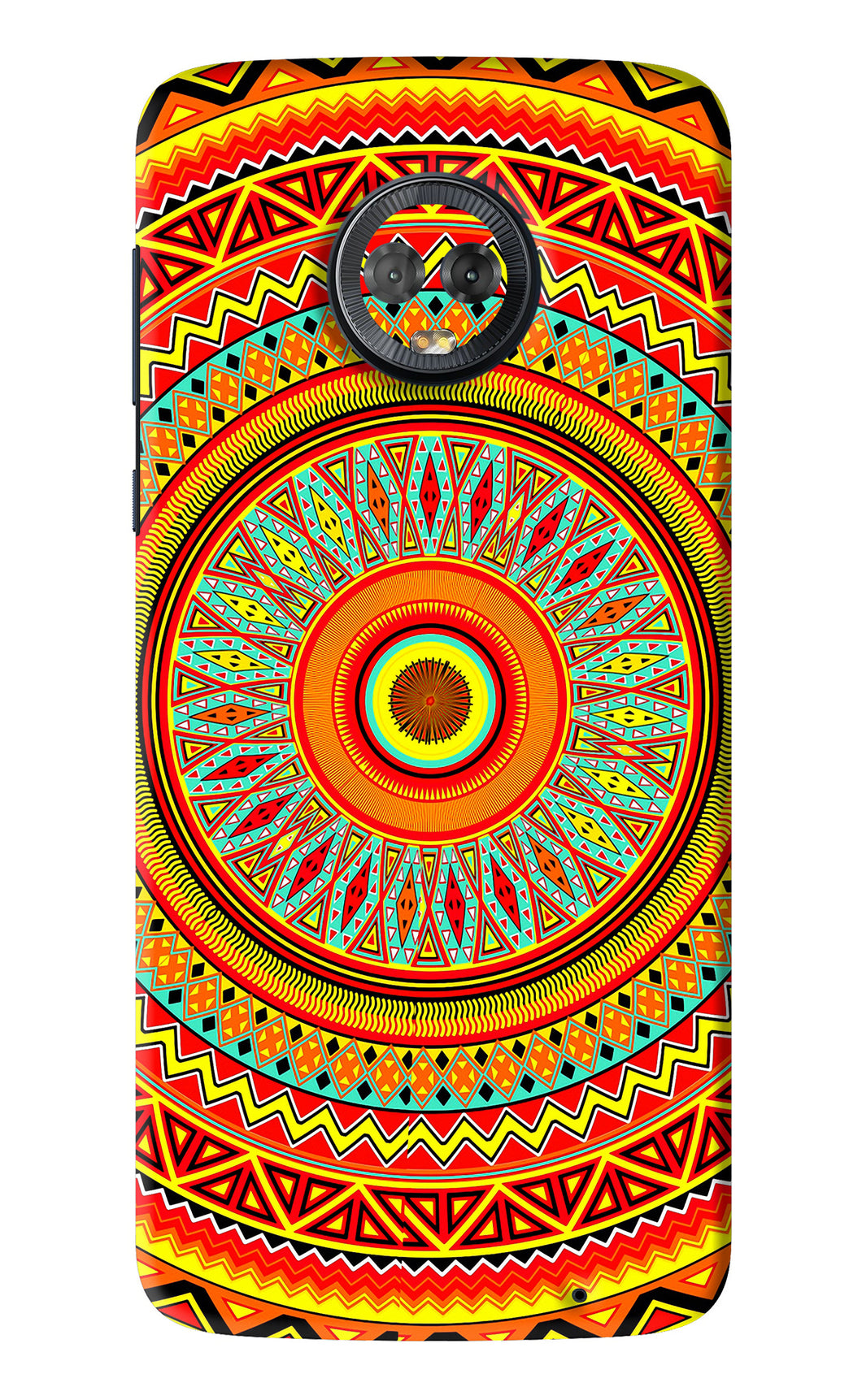 Mandala Pattern Motorola Moto G6 Back Skin Wrap