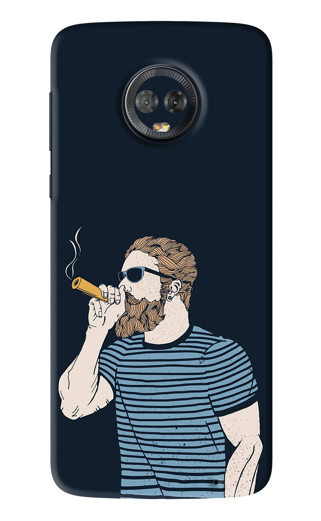 Smoking Motorola Moto G6 Back Skin Wrap