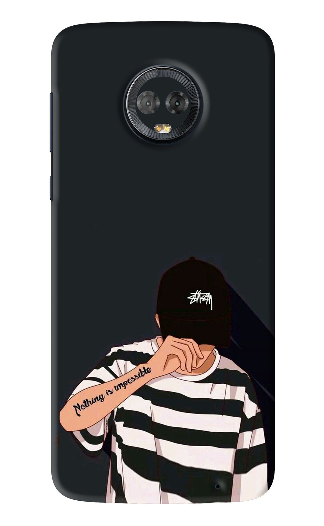 Aesthetic Boy Motorola Moto G6 Back Skin Wrap