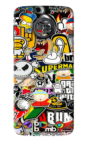 Sticker Bomb Motorola Moto G6 Back Skin Wrap