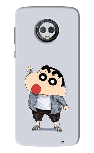 Shinchan Motorola Moto G6 Back Skin Wrap