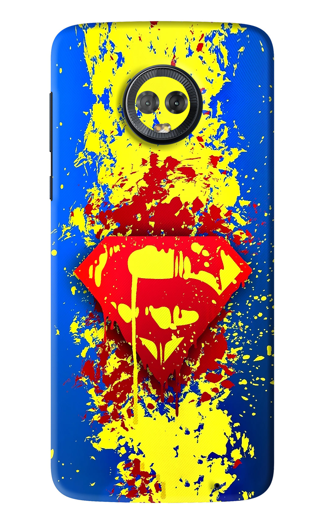 Superman logo Motorola Moto G6 Back Skin Wrap